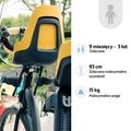 Bicycle seat bobike One Mini mighty mustard 8