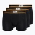 Men's CR7 Basic Trunk boxer shorts 3 pairs black/gold