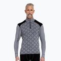 Men's thermal sweatshirt Dovre Half Zip Jacquard grey