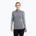 Women's thermal sweatshirt Dovre Half Zip Jacquard grey