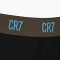 Men's CR7 Basic Trunk boxer shorts 3 pairs black/brown 7