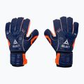 Children's goalkeeper gloves SELECT 03 Youth V21 navy blue and orange 500056