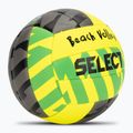 SELECT Beach Volleyball v24 yellow/black size 5 2