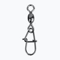 Savage Gear Eggsnap Swivel 10-piece spinning swivel with safety pin silver 54915