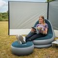 Easy Camp Comfy Lounge Set steel blue inflatable camping chair 4