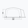 Outwell 6-person camping tent Montana 6PE navy blue 111206 3