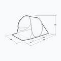 Beach tent Outwell Eastbourne Beach Shelter light grey 5