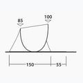 Beach tent Outwell Eastbourne Beach Shelter light grey 6