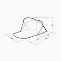 Beach tent Outwell Whitby Beach Shelter light grey 5