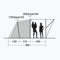 4-person camping tent Outwell Sky 4 blue 9