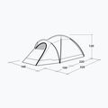 2-person camping tent Outwell Cloud 2 green/gray 11