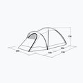 3-person camping tent Outwell Cloud 3 green/gray 7