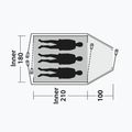 Camping tent 3-osobowy Outwell Cloud 3 green/grey 8