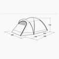 4-person camping tent Outwell Cloud 4 green/gray 7