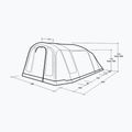Camping tent 4-osobowy Outwell Sacramento 4 Air blue 7
