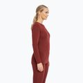 Women's thermal sweatshirt Dovre Wool burgundy 2