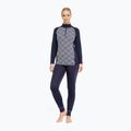 Women's thermal sweatshirt Dovre Wool Organic Half Zip navy 2