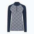 Women's thermal sweatshirt Dovre Wool Organic Half Zip navy 6