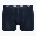 Men's CR7 Basic Trunk boxer shorts 3 pairs grey melange/white/navy 8