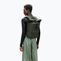 Rains Rucksack Rolltop W3 13 l green urban backpack 3