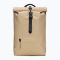 Urban backpack Rains Rucksack Rolltop 13 + 4 l sand