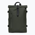 Urban backpack Rains Rolltop Rucksack Large 23 l green