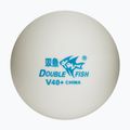 Double Fish table tennis balls 40+ stars 10 pcs white