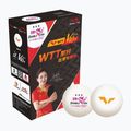 Double Fish 40+3 stars WTT table tennis balls 6 pcs white.