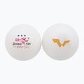 Double Fish 40+3 stars WTT table tennis balls 6 pcs white. 2