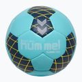 Children's handball Hummel Classic HB Jr light blue/marine/yellow size 0