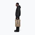 Urban backpack Rains Rucksack Rolltop Beige 5