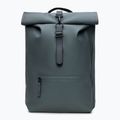 Urban backpack Rains Rucksack Rolltop 13 + 4 l dark grey