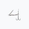 Mikado Jaws Double Evo Stinger 2 piece silver lure release HDJ-11