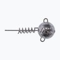 Mikado Jaws jig head with screw 3 pcs silver OMGJ-10 2