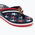 BIG STAR women's flip flops RR274A127 navy blue / red 7