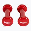 Meteor dumbbells 2 x 0.5 kg red 30180 3
