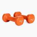 Meteor dumbbells 2 x 1 kg orange 30182