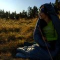 Sleeping bag AURA Nom 300 left blue AU07122 13