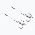 DRAGON Wire 1x7 lure release 2 pcs silver PDF-59-004-0904 2