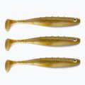 DRAGON V-Lures Aggressor Pro 3 piece honey dodger rubber lure CHE-AG40D-02-200
