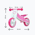 Milly Mally Jake cross-country bicycle pink and white 2595 3