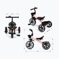 Three-wheeled balance bike Milly Mally Bobby pink 12