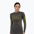 Women's thermal sweatshirt Brubeck Dry gray/lime