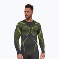 Men's thermal sweatshirt Brubeck Dry graphite/lime