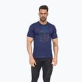 Men's thermal T-shirt Brubeck Outdoor Wool Pro navy 2