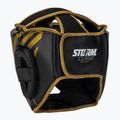 Boxing helmet StormCloud Lynx black/gold 3