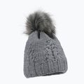 Women's winter cap with chimney Horsenjoy Mirella grey 2120506
