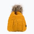 Women's winter beanie with chimney Horsenjoy Mirella honey 2120504