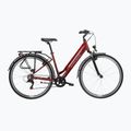 City bike KROSS Sentio 1.0 ruby/grey/shine