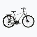 Men's trekking bike KROSS Trans 3.0 silver/blue/shine